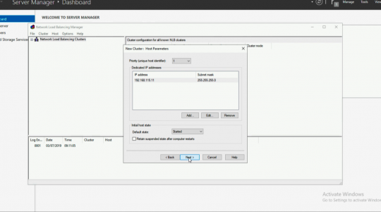 Host Parameters NLB