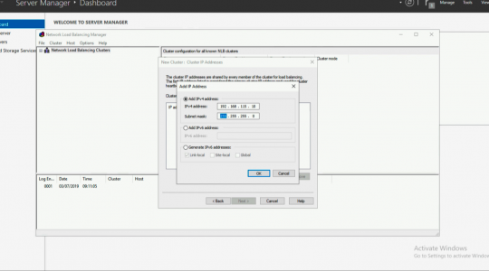 Set NLB Cluster IP