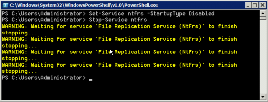 PowerShell Stop and Disable a Windows Service