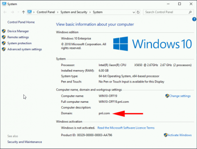 Show Windows Domain Info