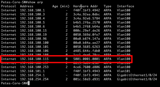 EVE-NG ESX ARP Issue