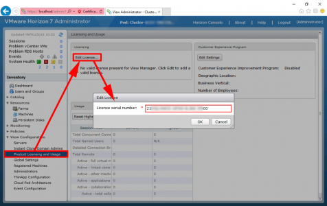 Licence Horizon Administrator 2016