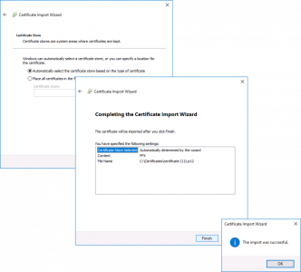 Horizon Connection Server Import Certificates