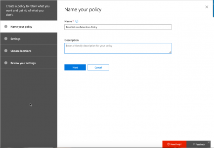 OneDrive and Exchange Retention Policies