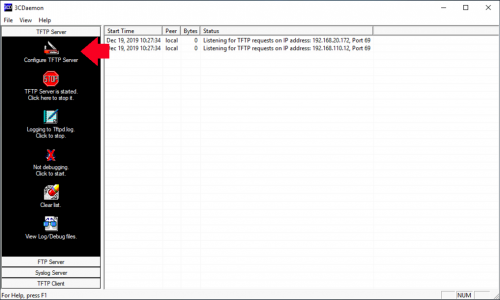 Configure 3CDaemon