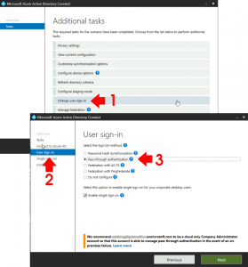 Enable Pass Through Auth