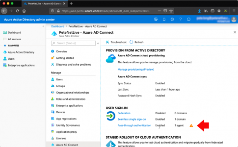 Azure Passthrough Auth