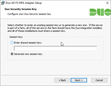 Duo ADFS Session Key