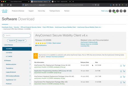 AnyConnect Software Download