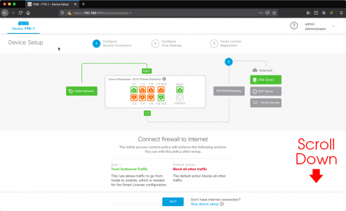 Outside Interface Config Firepower 1010