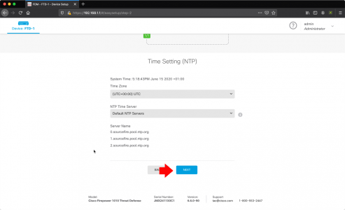 NTP Config Firepower 1010