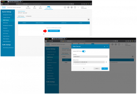 Firepower 1010 Create DHCP Scope