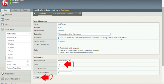 F5- Change Node Ratio