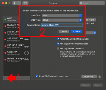 macosx Cilient VPN to Azure