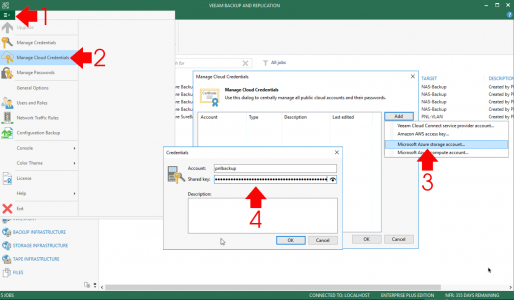 Veeam Add Azure Storage Account