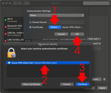 mac Cilient VPN to Azure