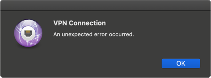 mac Azure Point to Site VPN error