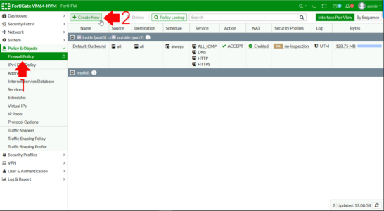 Fortigate Firewall Policy