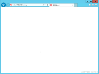Fortigate Blank Browser Window