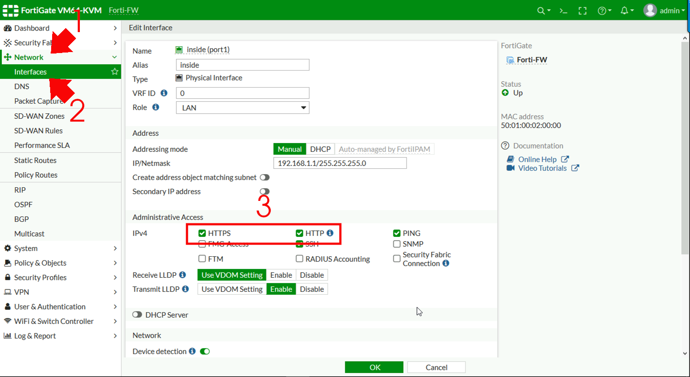 FortiGate Change The HTTPS Fortigate Management Port PeteNetLive