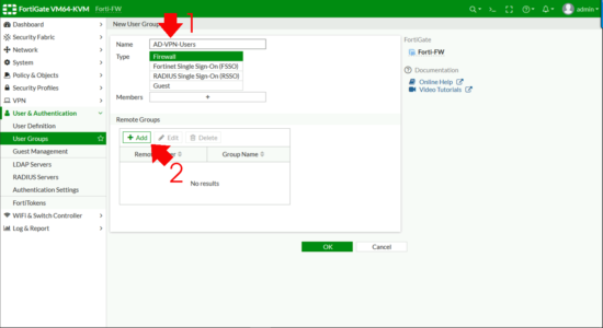 Fortigate Firewall Group