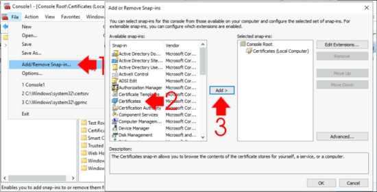 Fortigate Install SubCA Certificate