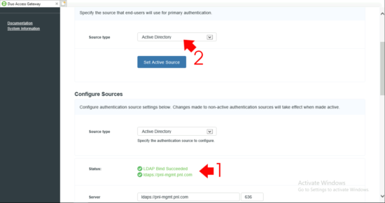 Configure Duo DAG Active Directory Source