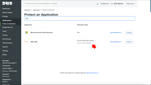 Duo Protect O365