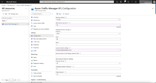 Traffic Manager Polling