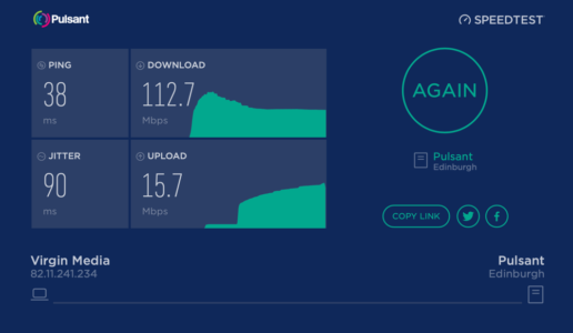 Rebroadcast WiFi Speed