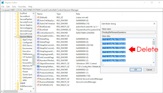 PendingFileRenameOperations