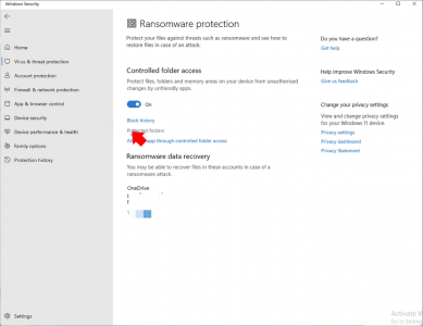 Windows 11 Protected Folders