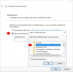 vSphere Download CA Cert to Trusted