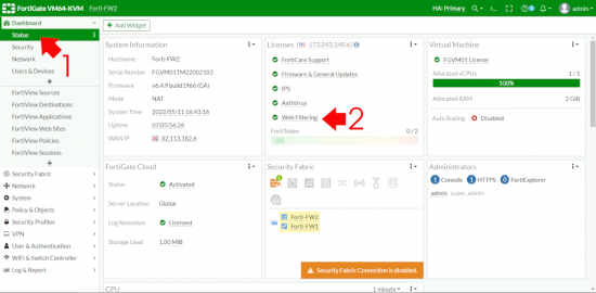 Fortigate Web Filtering