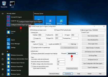 FSSO DC Agent Setup