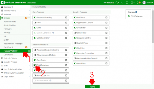 FortiGate Enable DNS Host Lookup