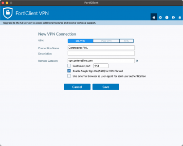 FortiClient SSL VPN with SAML