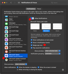 Teams For Mac No Dock Update Badge Alerts