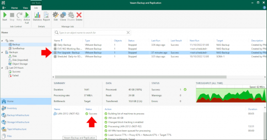 Upgrade Server 2012 Backup