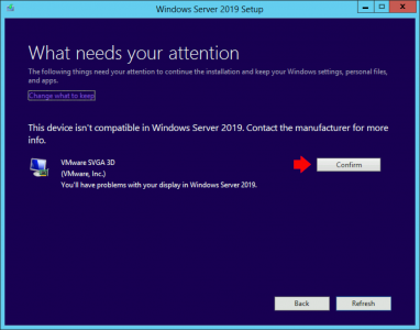 Server 2019 Upgrade needs your attention