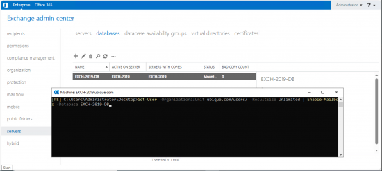 Mail enable bulk test users in Exchange Bulk Creating Users