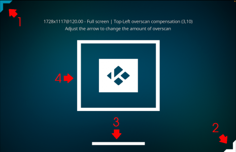 Kodi Screen Resolution slightly too large