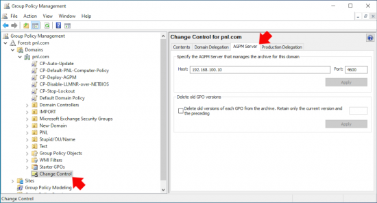 Audit GPO Changes - AGPM Management