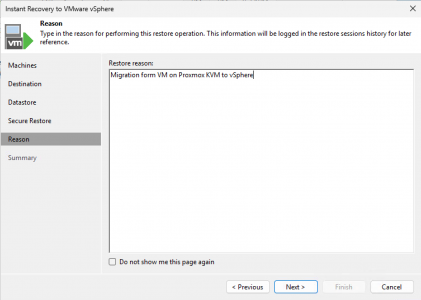 Cross Hypervisor MigrationsInstant Recovery