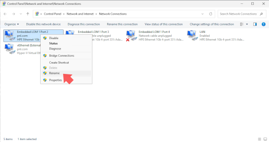 Windows Server Cannot Rename NIC