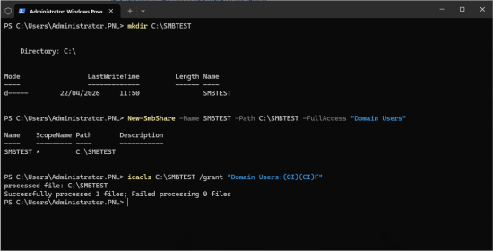 Mac to Window Share Test Permissions