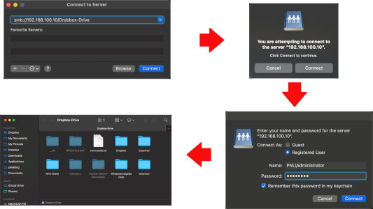 Mac to Window Share Sucessfully