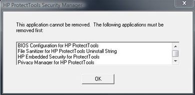 HP Protect Tools