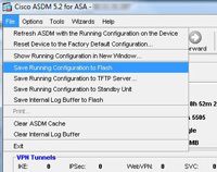 ASDM save changes