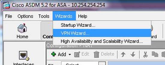 Launch VPN Wizard